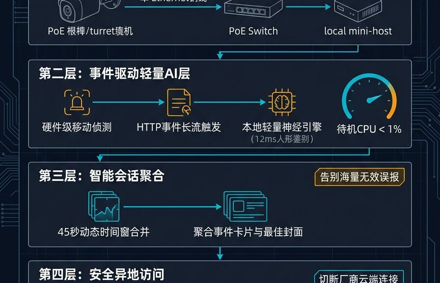 拒绝智商税与隐私裸奔：百元级PoE摄像头+本地轻量AI打造私有家庭安防系统（AI实践系统·第01期）