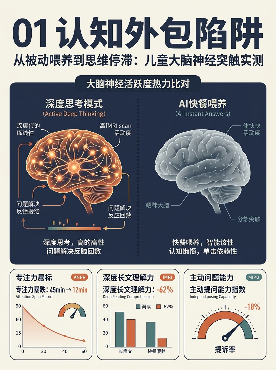 认知外包陷阱与神经突触退化