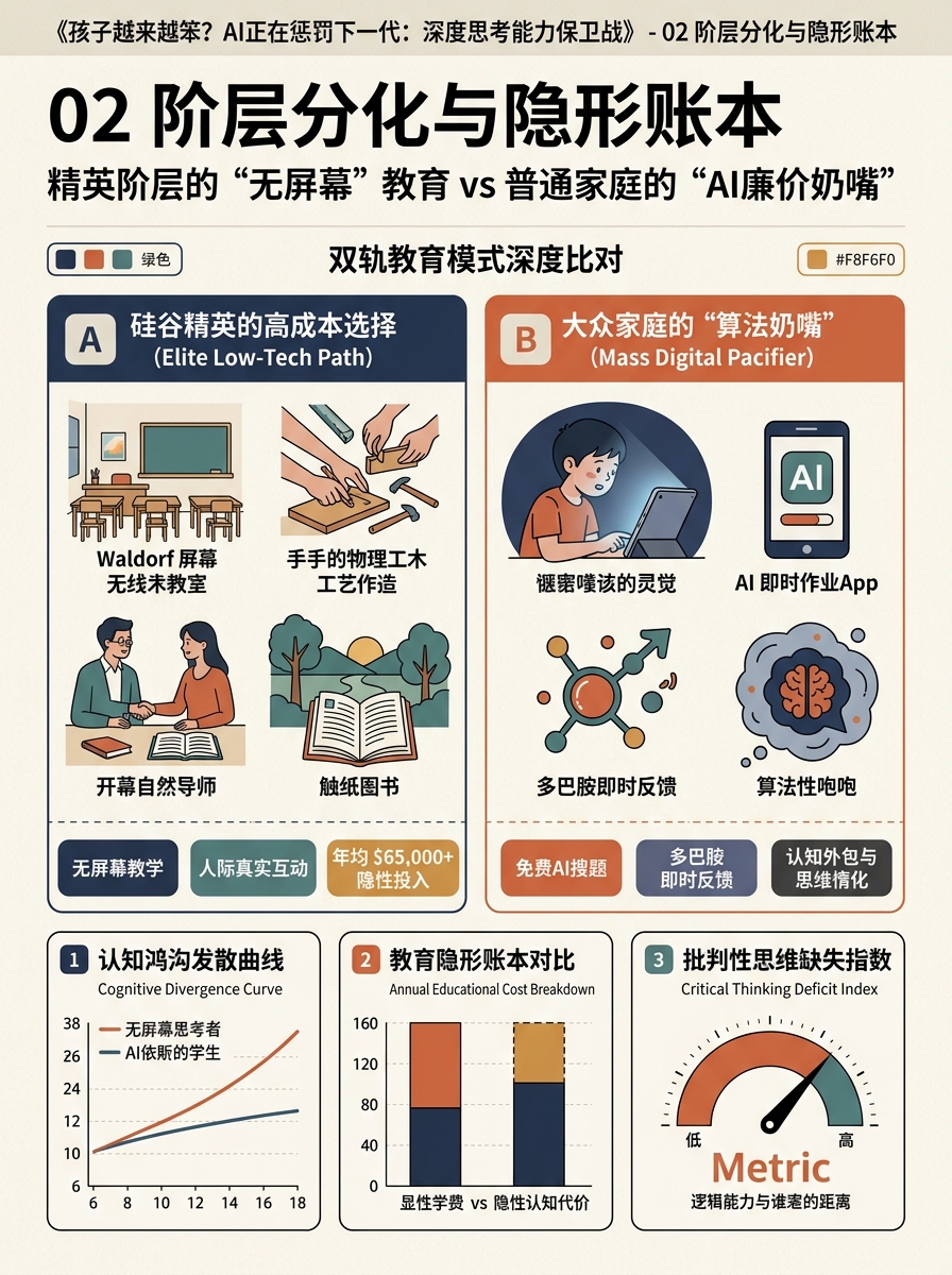 阶层分化与无屏幕教育隐形账本