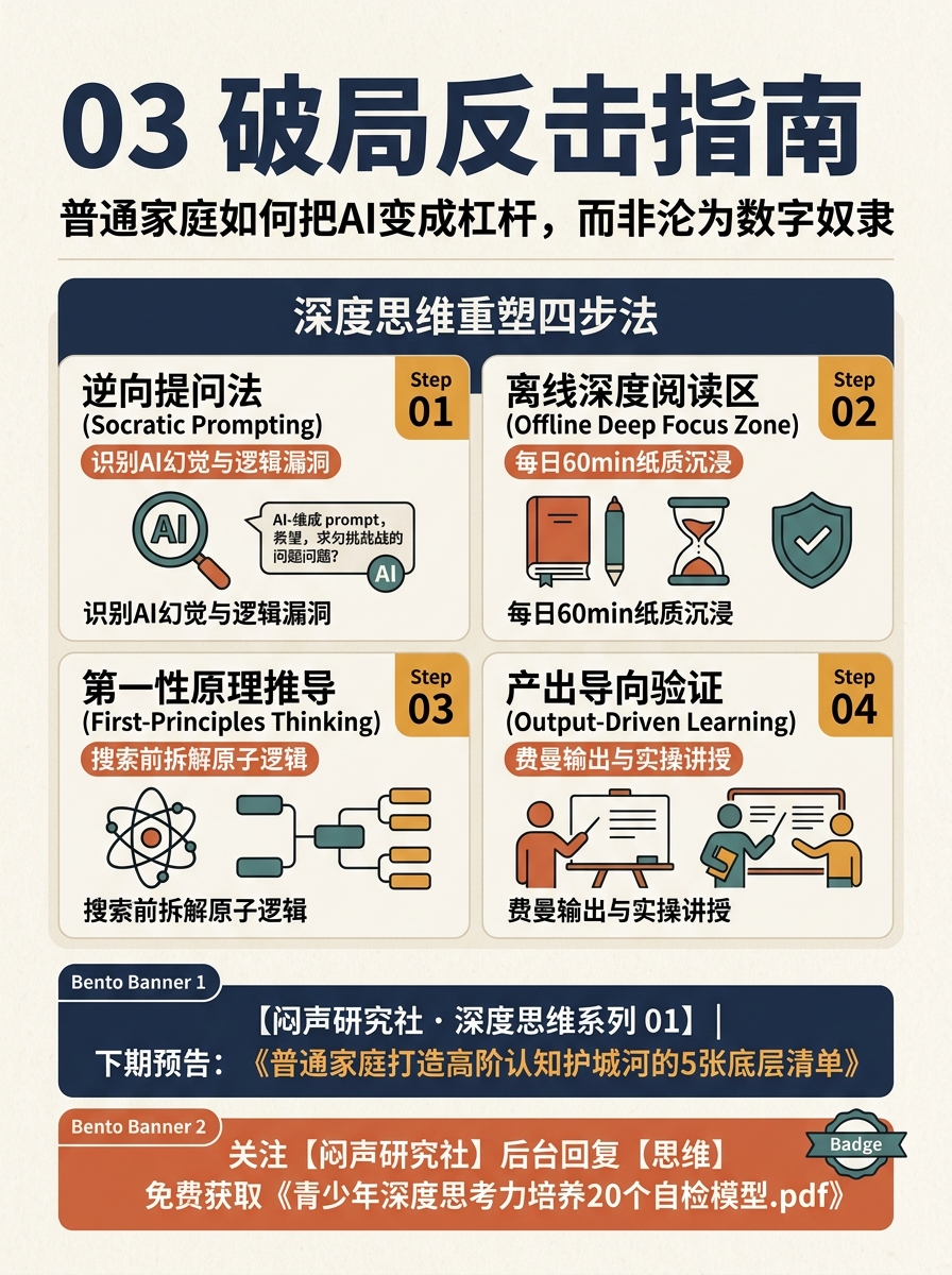 破局反击指南与深度思考训练法