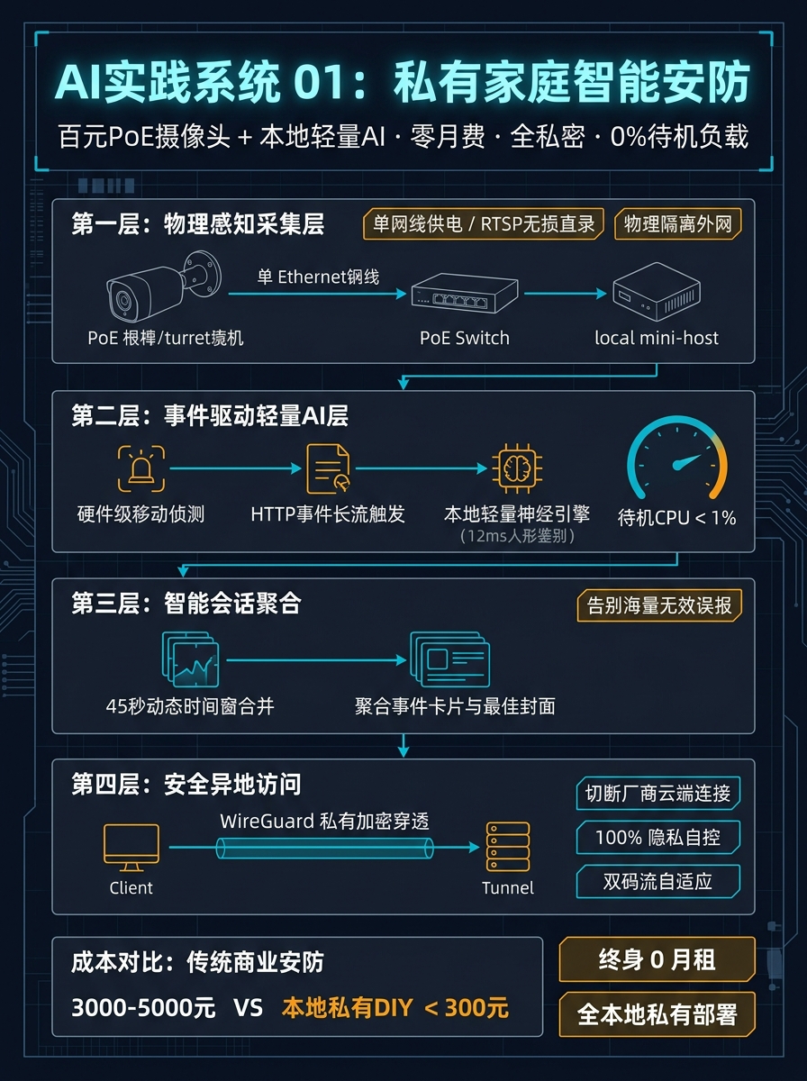 AI协同实践 01：私有家庭智能安防架构蓝图